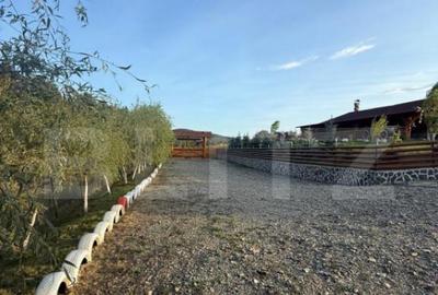 Cabana din lemn rotund, 2 camere, 140 mp, teren 2800 mp, Pal - 4