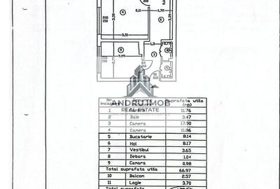 Apartament cu 3 camere decomandat în Dristor - 15