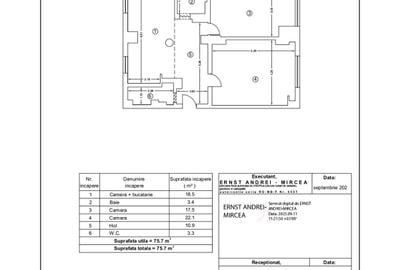 Apartament cu 3 camere decomandat în Decebal