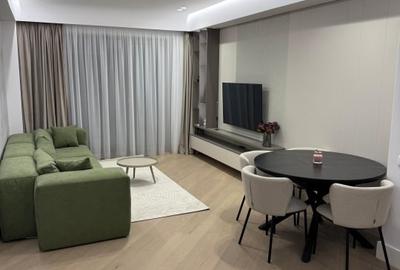 Apartament cu 3 camere semidecomandat, mobilat în Nord