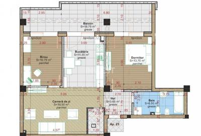 Apartament cu 3 camere decomandat în Popas Păcurari