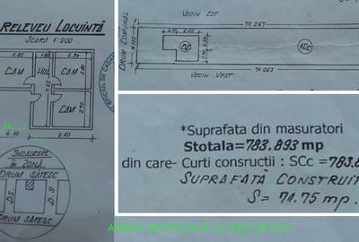 Casă  + teren generos 783mp Cumpăna – 91.000€ (negociabil) - 3