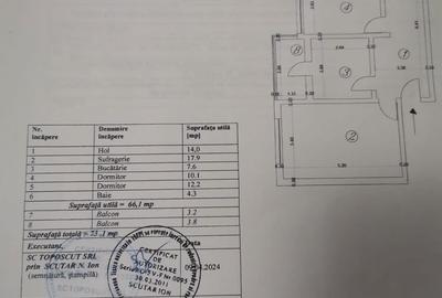 Apartament cu 3 camere decomandat în Fălticeni - 1