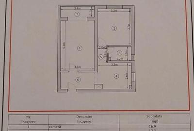 Apartament cu 2 camere decomandat în Petros - 8