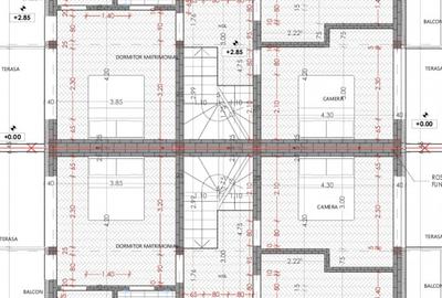 Duplex semifinisat de vanzare, 140mp, 200mp teren, Tineretului - 3