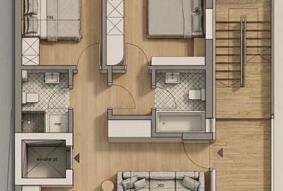 Apartament cu 3 camere decomandat în Dorobanți - 12