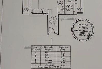 Apartament cu 2 camere decomandat, mobilat în Apărătorii Patriei - 2