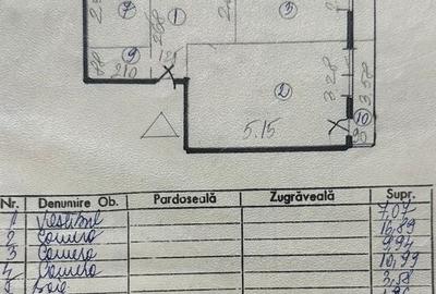 Apartament cu 3 camere decomandat în Brâncoveanu