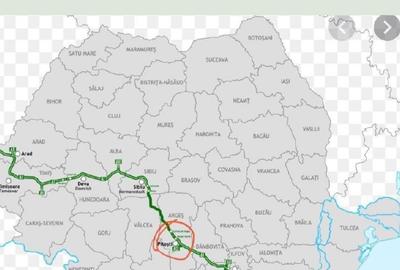 Teren logistica jud Arges, Teiu, suprafata  12 ha, autostrada A1, km 86 - 2