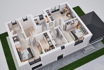 Locuință single 136 mp – compartimentare eficientă și design practic - 10