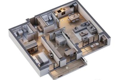 Apartament cu 3 camere decomandat în Ferdinand - 1