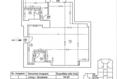 Apartament cu 2 camere decomandat, mobilat în Barbu Văcărescu - 1