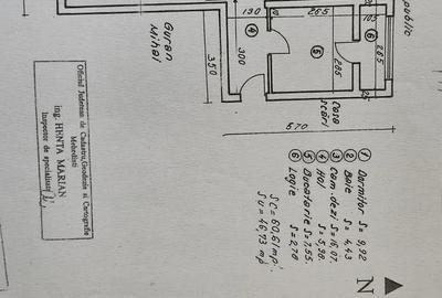 Apartament 2 camere etaj 1 - 3