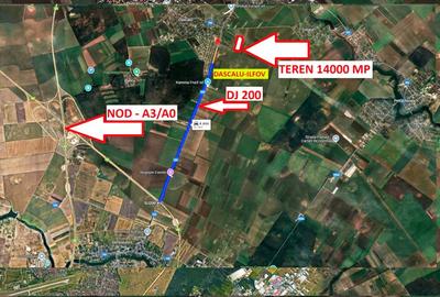 Teren Construcții intravilan de 14000 mp, în Dascălu - 1