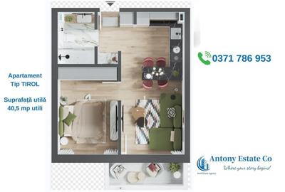 Apartament cu 2 camere decomandat în Iosia - 2