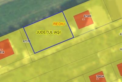 Teren intravilan de vanzare - Rediu, Iasi | 400 mp | Utilitati complete - 3