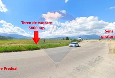 Teren 5,800mp Rasnov langa giratoriul Kaufland