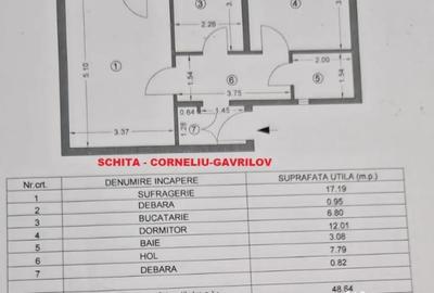 Apartament cu 2 camere decomandat în Piața Nouă - 1