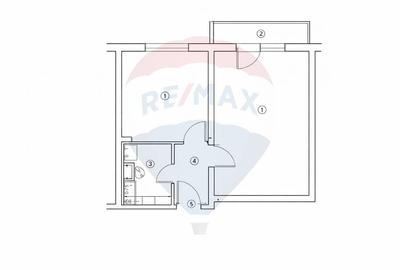 Garsonieră decomandată, mobilată în Astra - 12
