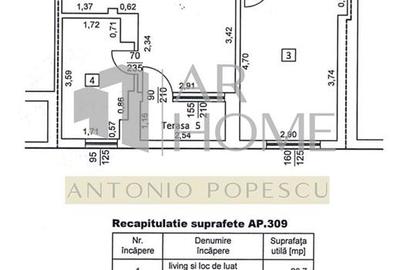 Apartament cu 2 camere decomandat, mobilat în Gheorghe Doja - 4
