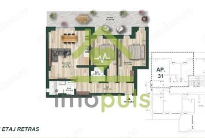 Apartament cu 3 camere, 79 mp utili + terasa 23 mp? - 1