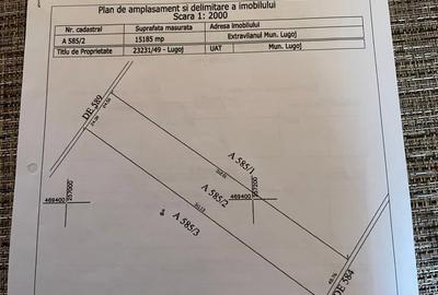 Teren de 15185 mp, în Central - 3