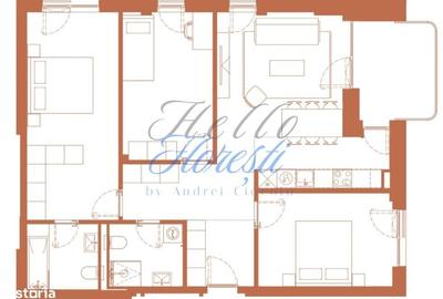 Apartament cu 4 camere în Dâmbul Rotund