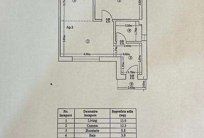Apartament 2 camere, parter, zona centrală – curte privată - 8