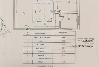Apartament cu 3 camere decomandat în Central - 1