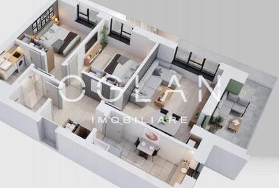 NOU, Ap. 3 cam. 68,21mp+ O boxa cadou! Calitate Premium! Zona N-V Sibiu - 2