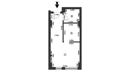 Garsonieră spațioasă cu centrală proprie-ideal personalizare- pet firendly - 5