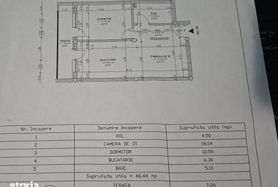Apartament cu 2 camere semidecomandat, mobilat în Florești - 1