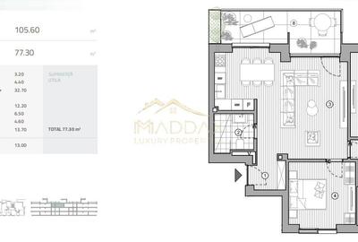 Apartament cu 3 camere decomandat în Nord-Vest - 8
