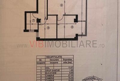 Apartament cu 3 camere semidecomandat, mobilat în Nord - 12