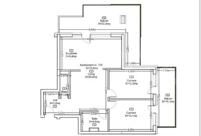 Apartament spatioas cu 3 camere, in bloc nou, cu vedere panoramica , Zorilor