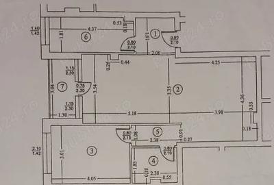 Apartament cu 2 camere semidecomandat, mobilat în 1 Decembrie 1918 - 10