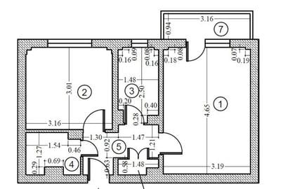 Apartament cu 2 camere decomandat în Lujerului - 2