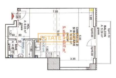 Apartament Studio FINISAT | Calea Floresti | Cladie noua cu CF - 6