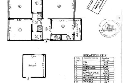 Apartament cu 3 camere decomandat în Central - 1