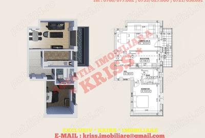 Apartament cu 2 camere decomandat în Trivale - 2