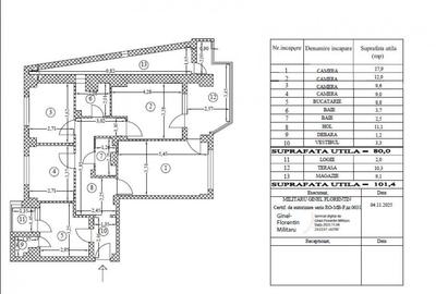 4 Camere Decomandat DE RENOVAT 101 MP Total - 3