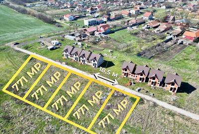 Parcele teren intravilan duplex/ case insiruite 771mp | Covaci - 1