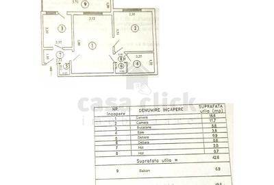 Apartament cu 2 camere semidecomandat în Mazepa 1 - 1
