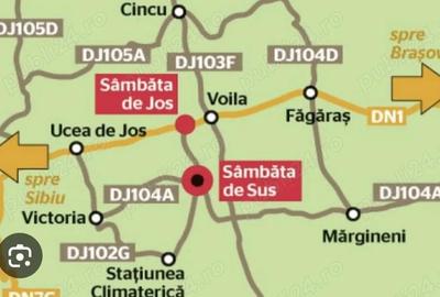 Comision 0%, intravilan 1000 mp, Sambata de Sus, Brasov - 1