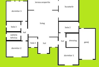 Casa /vila individuala pe parter stil mediteranean pe parter zona Torontalului - 11