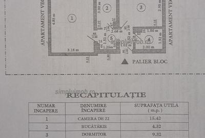 Apartament cu 2 camere decomandat, mobilat în Brâncoveanu - 2