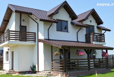 Vila la cheie- zona paduri - Sabareni - Pivnita +C.tehnica+Incalzire pardoseala