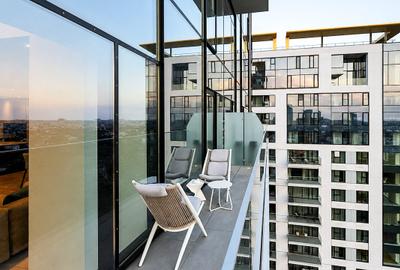 Penthouse cu 5 camere, mobilat în Barbu Văcărescu - 41