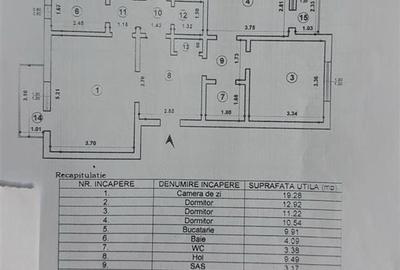 Apartament cu 4 camere decomandat în Țigarete