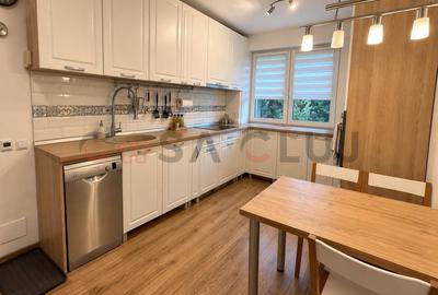 Apartament cu 3 camere semidecomandat, mobilat în Gheorgheni